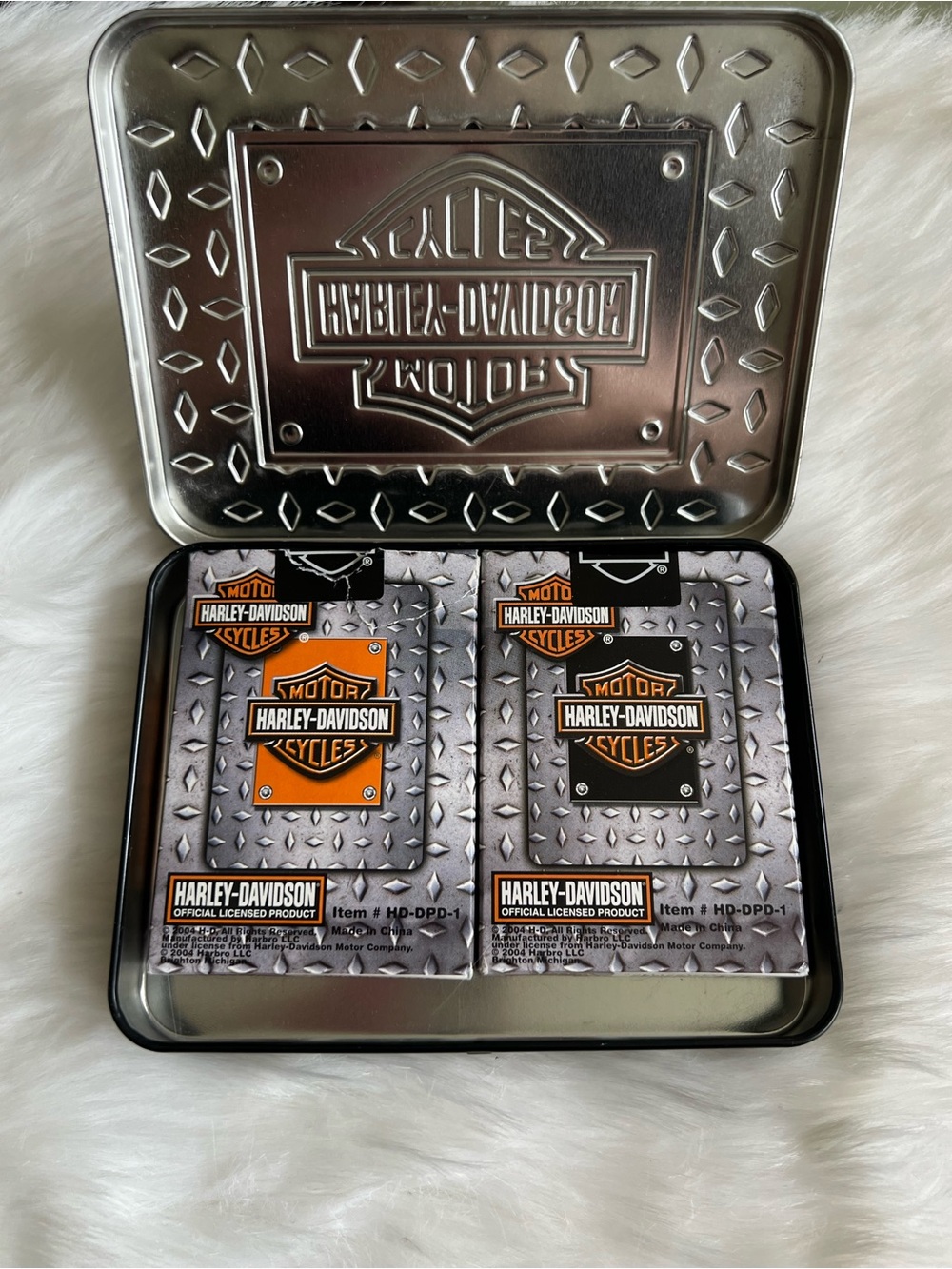 Harley-Davidson Card Game Tin - Set of 2 card games
